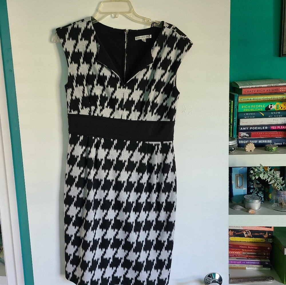 B/W Houndstooth Dress